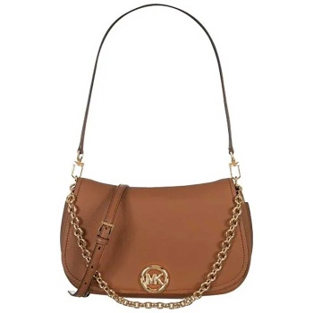 michael kors γυναικεία δερμάτινη τσάντα ώμου `nolita` 