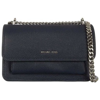 michael kors γυναικεία τσάντα ώμου με μεταλλικό λογότυπο