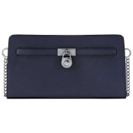 michael kors γυναικεία τσάντα crossbody `hamilton` - 32f5snxc0l σκούρο μπλε