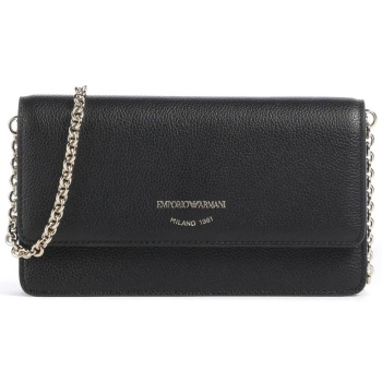 emporio armani γυναικείο δερμάτινο mini bag crossbody με