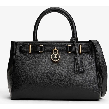 tommy hilfiger γυναικεία τσάντα tote με μεταλλικό