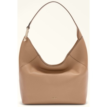 furla γυναικεία δερμάτινη τσάντα ώμου `lara m` 