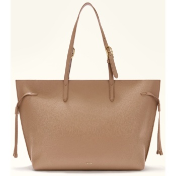 furla γυναικεία δερμάτινη τσάντα ώμου `ava tote l` 