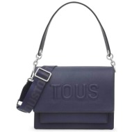 tous γυναικεία τσάντα ώμου `audree brenda crossbody medium` - e80492 μπλε σκούρο
