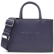 tous γυναικεία τσάντα χειρός `amaya brenda medium` - e80538 μπλε σκούρο