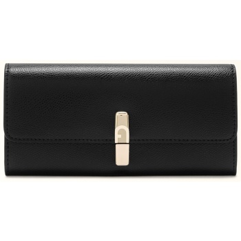 furla γυναικείο δερμάτινο πορτοφόλι μονόχρωμο `iride