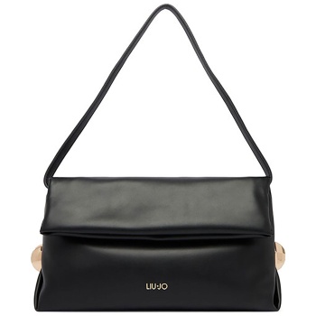liu jo γυναικεία τσάντα ώμου με μεταλλικές λεπτομέρειες 