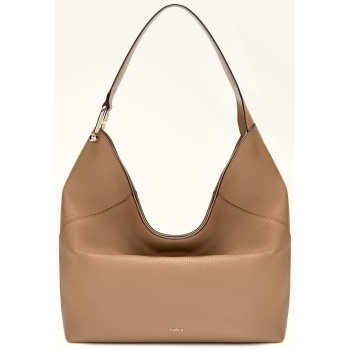 furla γυναικεία δερμάτινη τσάντα ώμου `lara l` 