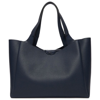 dkny γυναικεία τσάντα tote με μεταλικό λογότυπο `willa` 