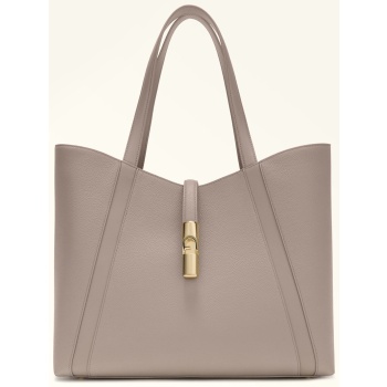 furla γυναικεία δερμάτινη τσάντα ώμου `goccia tote l` 