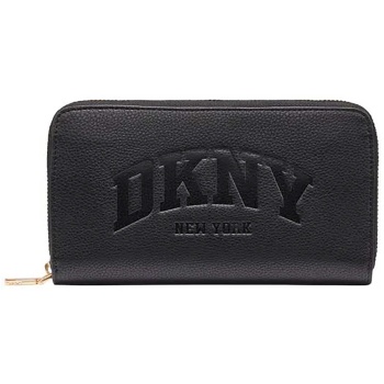 dkny γυναικείο πορτοφόλι με ανάγλυφο λογότυπο `hadlee` 