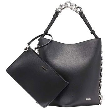 dkny γυναικεία τσάντα bucket `riona` - r54jao09 μαύρο