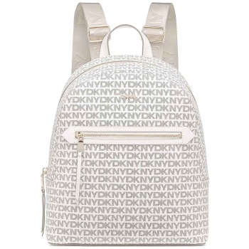 dkny γυναικείο backpack με all-over logo `bryant ave` 