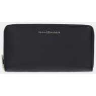 tommy hilfiger γυναικείο πορτοφόλι με λογότυπο - aw0aw18125 μαύρο