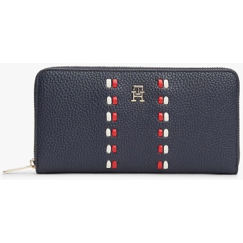 tommy hilfiger γυναικείο πορτοφόλι με μεταλλικό μονόγραμμα