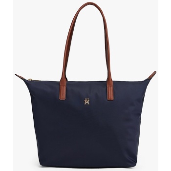 tommy hilfiger γυναικεία τσάντα tote με μεταλλικό