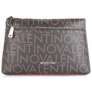 valentino γυναικείο νεσεσέρ με all-over logo print `regina` - 73lvbe9is720/re καφέ