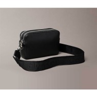 calvin klein jeans γυναικεία τσάντα crossbody με λογότυπο - lv04f3165g μαύρο