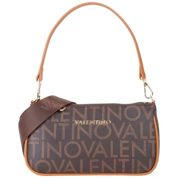 valentino γυναικεία τσάντα χειρός με ανάγλυφο και μεταλλικό