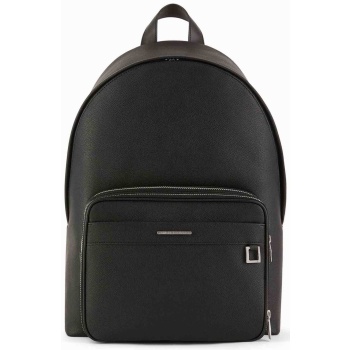 armani exchange ανδρικό backpack με μεταλλικό λογότυπο 