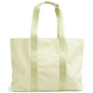 hugo boss γυναικεία τσάντα tote με λογότυπο `becky tote` - 50563013 κίτρινο pastel