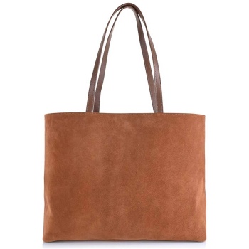 ted baker γυναικεία suede τσάντα ώμου tote `symona` 