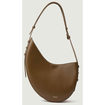 soeur γυναικεία δερμάτινη τσάντα ώμου `wino` - sem1036wino