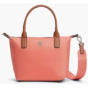 tommy hilfiger γυναικεία τσάντα tote με μεταλλικό