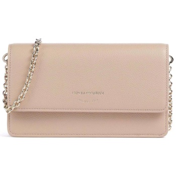 emporio armani γυναικείο δερμάτινο mini bag crossbody με