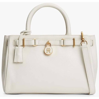 tommy hilfiger γυναικεία τσάντα tote με μεταλλικό