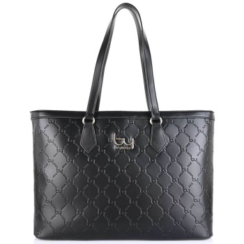 by byblos γυναικεία τσάντα ώμου `ivy` - bybs68b01 μαύρο