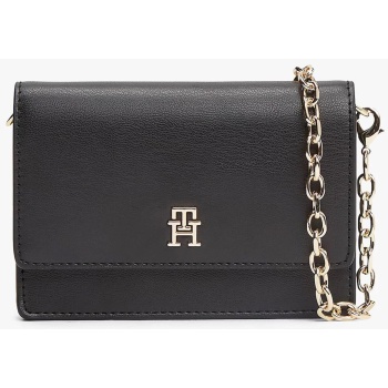 tommy hilfiger γυναικείο τσαντάκι ώμου με αλυσίδα και