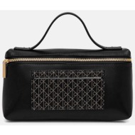 calvin klein jeans γυναικείο νεσεσέρ με μεταλλικό λογότυπο και logo print - lv04f1102g μαύρο