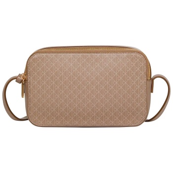 calvin klein jeans γυναικεία τσάντα crossbody με all-over