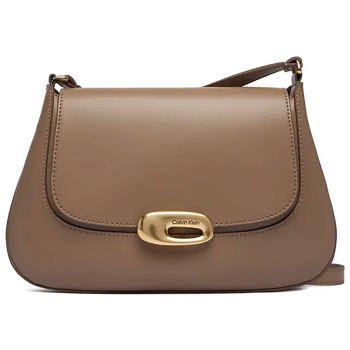 calvin klein jeans γυναικεία τσάντα crossbody μονόχρωμη με