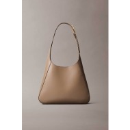 calvin klein jeans γυναικεία τσάντα ώμου με λογότυπο - lv04f3402g μπεζ