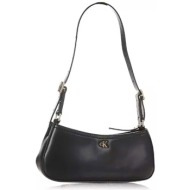 calvin klein jeans γυναικεία τσάντα ώμου με λογότυπο - lv04f3170g μαύρο