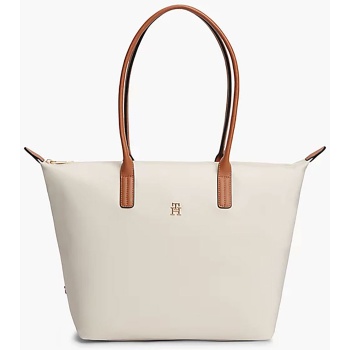 tommy hilfiger γυναικεία τσάντα tote με μεταλλικό