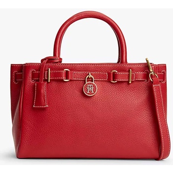 tommy hilfiger γυναικεία τσάντα tote με μεταλλικό