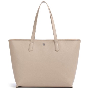 hugo boss γυναικεία τσάντα tote με μεταλλικό λογότυπο