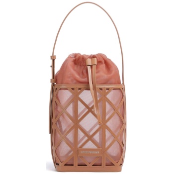 emporio armani γυναικεία τσάντα bucket με λογότυπο (m) 