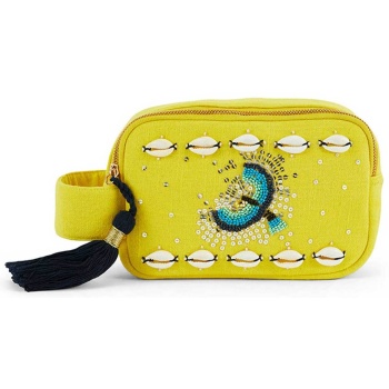 wild paris γυναικείο clutch με κέντημα `ysia` - ysia/ss26