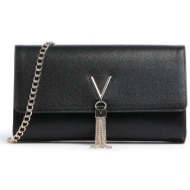 valentino γυναικεία τσάντα crossbody `divina` - 74lvbs1r401g/di μαύρο - χρυσό