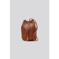 dragon diffusion γυναικεία τσάντα bucket `pompom double jump` - 8838 ταμπά