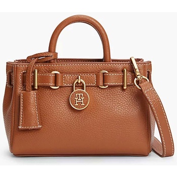 tommy hilfiger γυναικεία τσάντα tote με μεταλλικό λογότυπο σε προσφορά