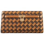 michael kors γυναικεία δερμάτινη τσάντα crossbody `hamilton moderne` - 32r6gnxc0t ταμπά