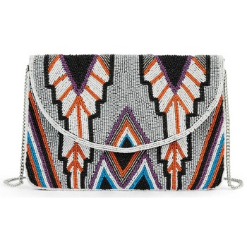 wild paris γυναικείο clutch με κέντημα `aldric` 