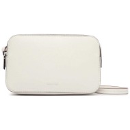calvin klein jeans γυναικεία τσάντα crossbody με λογότυπο - lv04f3276g λευκό
