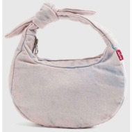 levi`s® γυναικείο denim mini bag `baby brooklyn` - 005fd0000 ροζ ανοιχτό