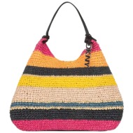 dkny γυναικεία τσάντα tote `paula` - r61aye48 πολύχρωμο